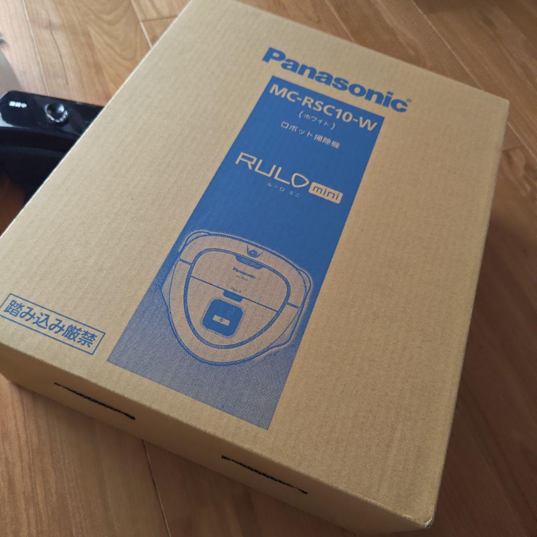 【レア】Panasonic ロボット掃除機 ルーロミニ MC-RSC10-W