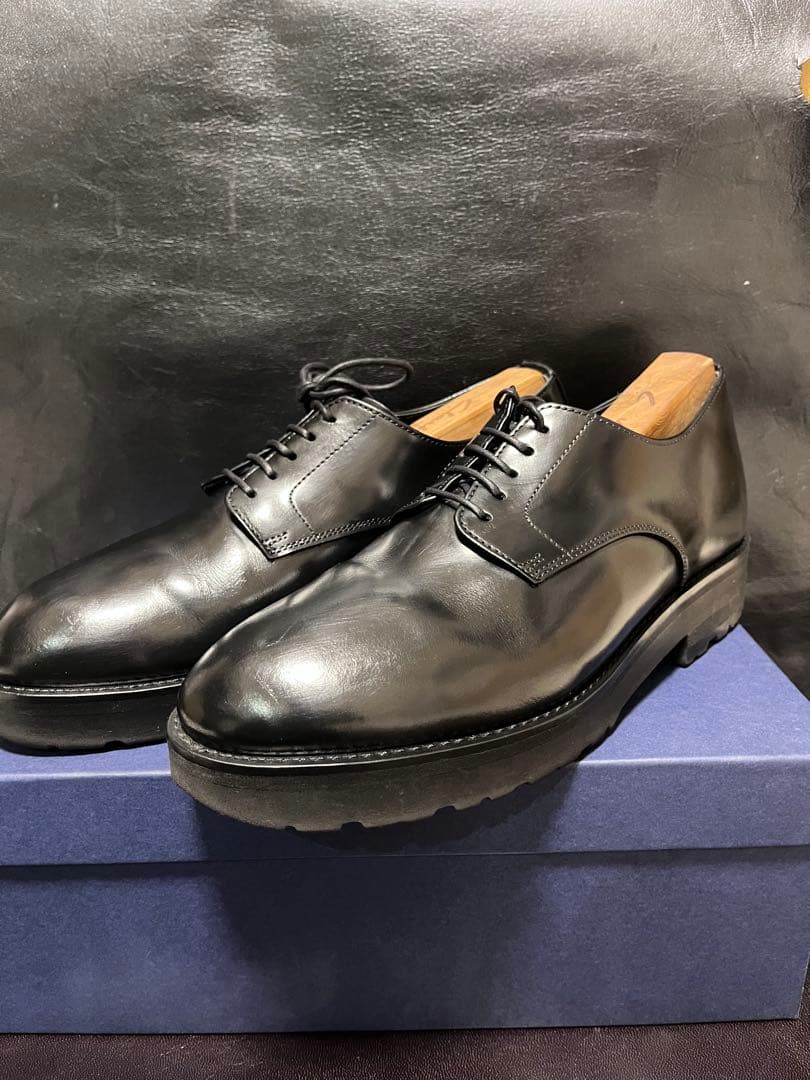 【美品】ADELO 6cmアップ革靴 ＋ シューツリー付き