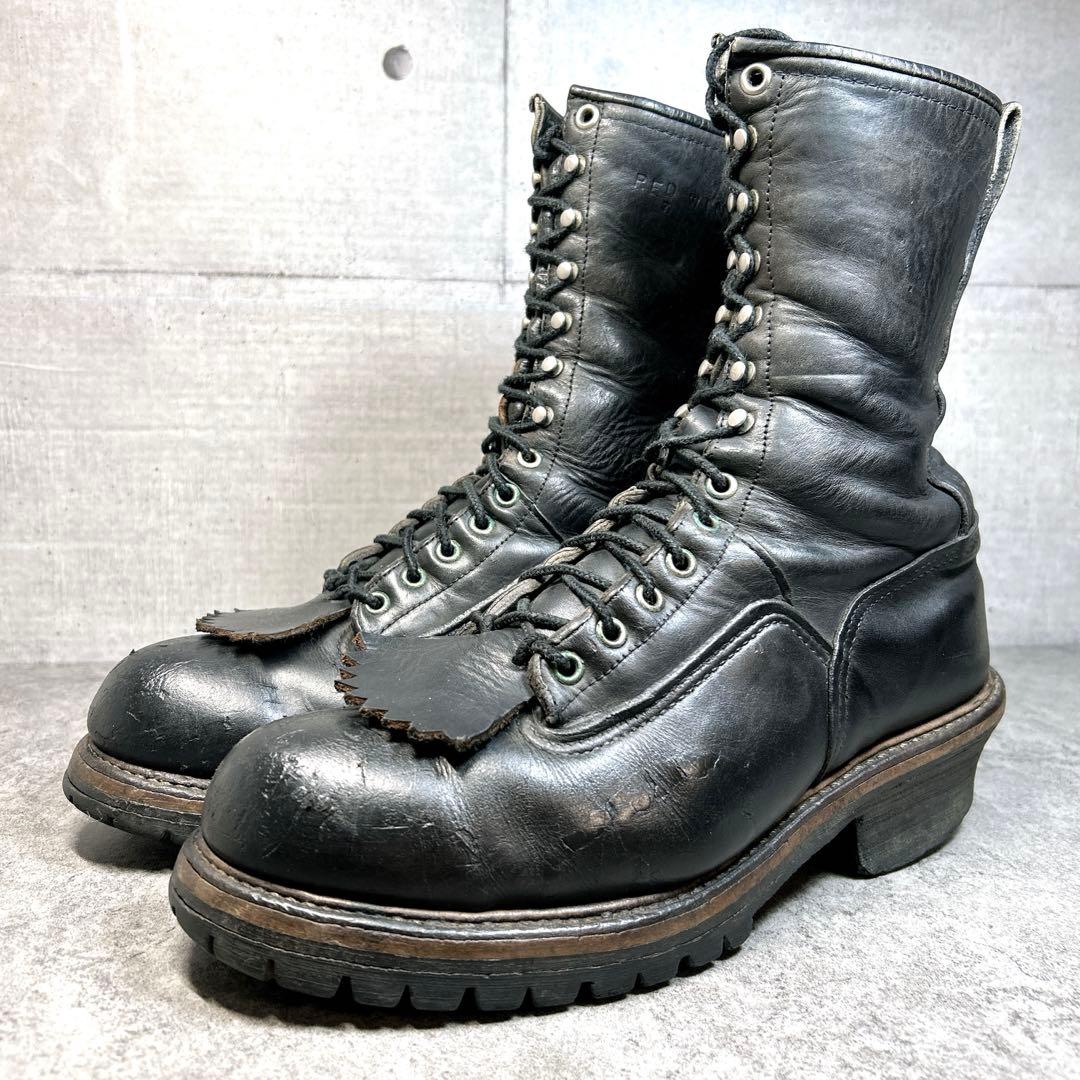 80s【RED WING】ロガーブーツ/2210/プリント羽根タグ/廃盤/919