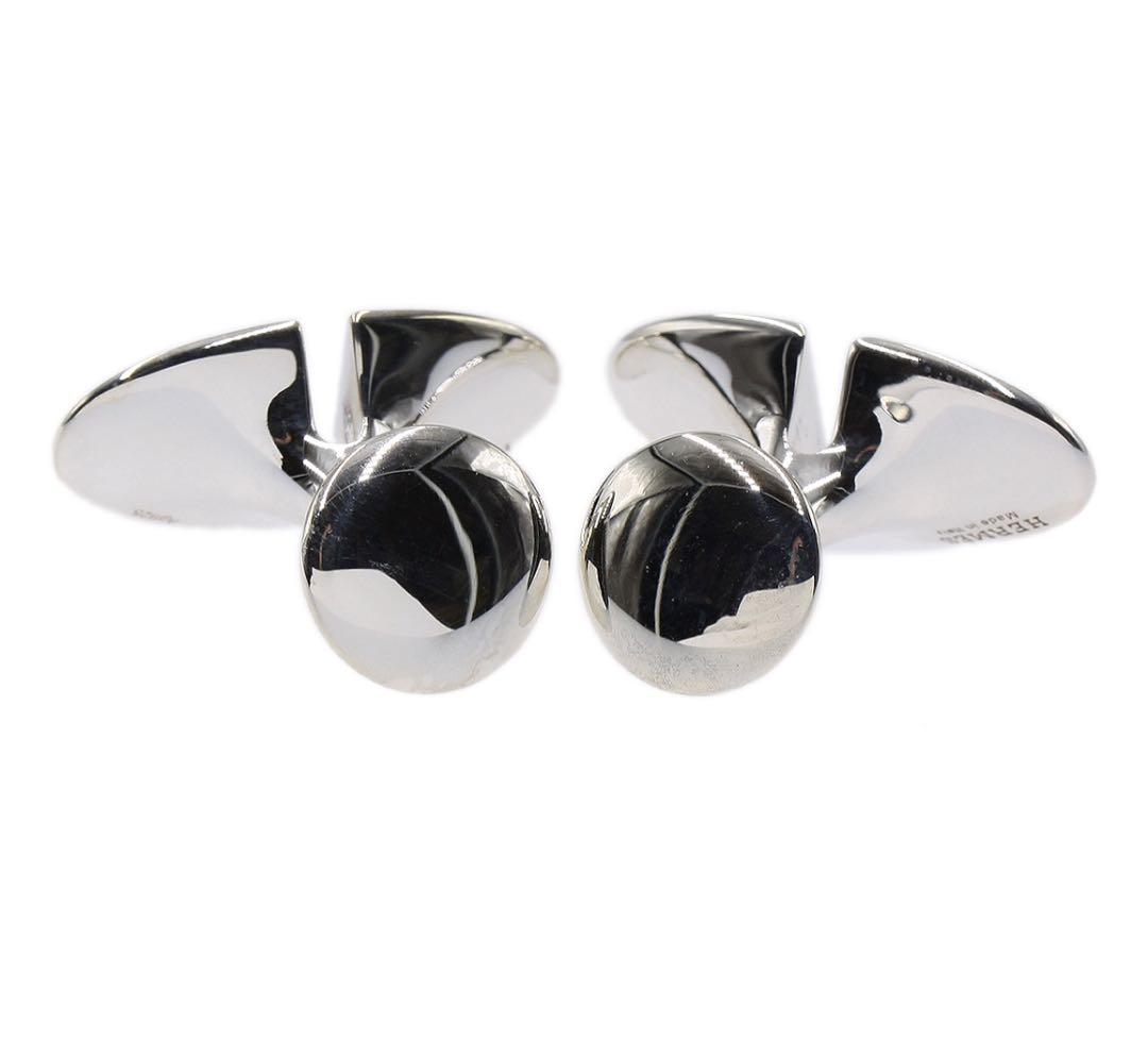 E2829 エルメス SV925 デザイン カフス カフリンクス