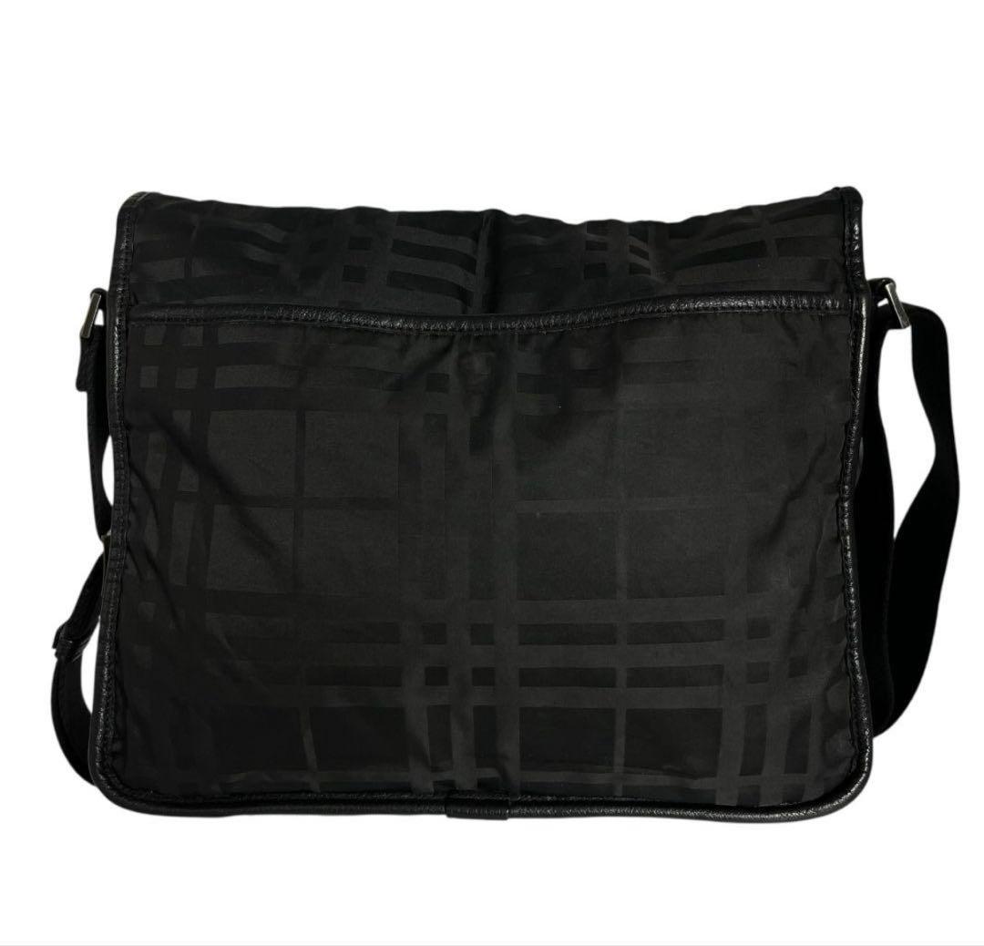 良品　BURBERRY　バーバリーブラックレーベル ショルダーバッグ