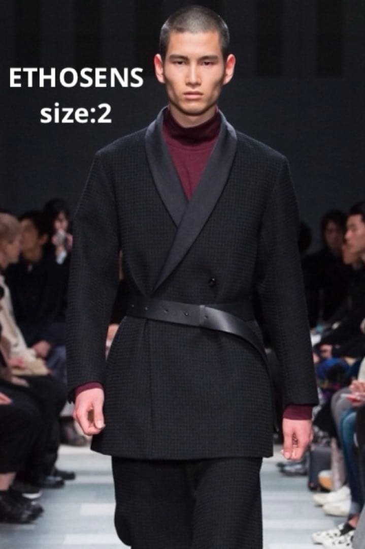 ETHOSENS/エトセンス　ショールカラージャケット　コート