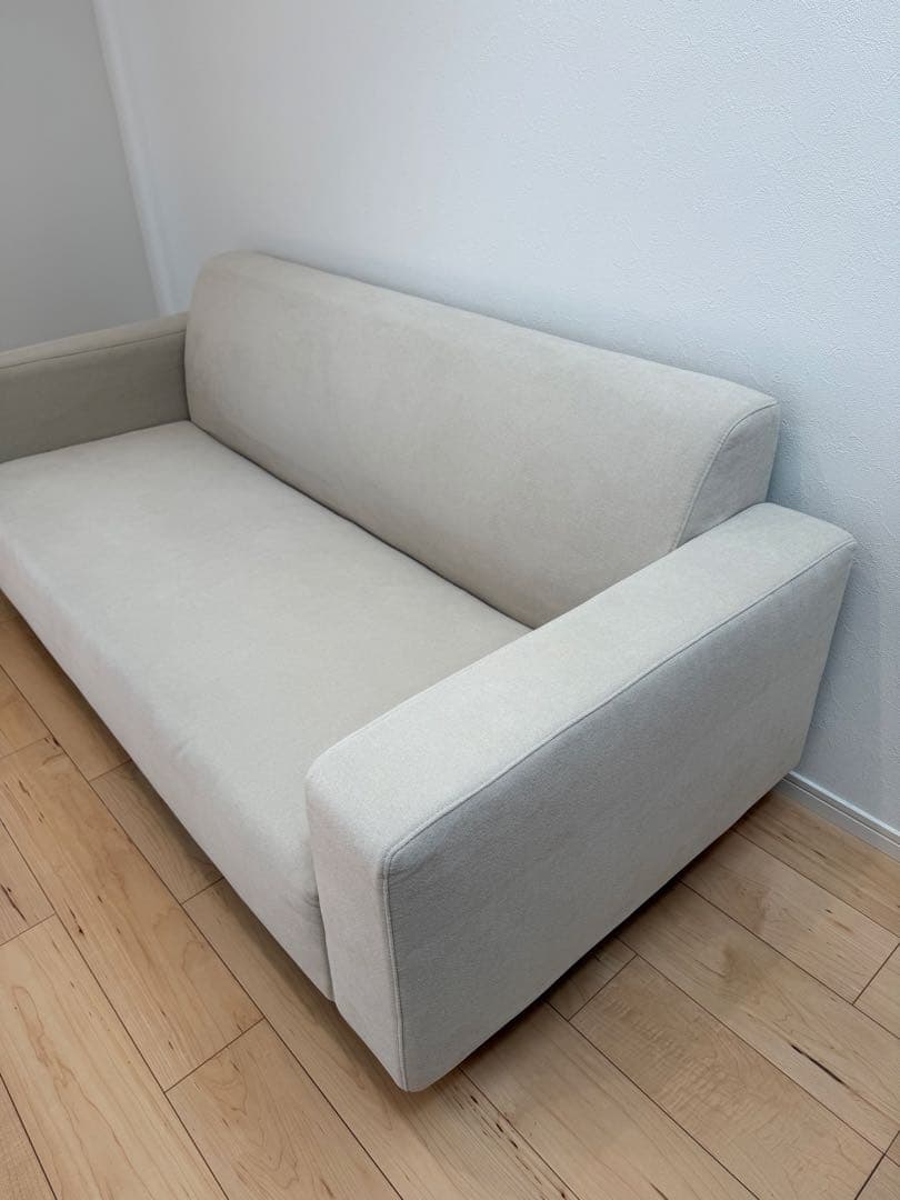 ぶどうとりんご　美品！ song dream ベージュ　3人掛けソファ