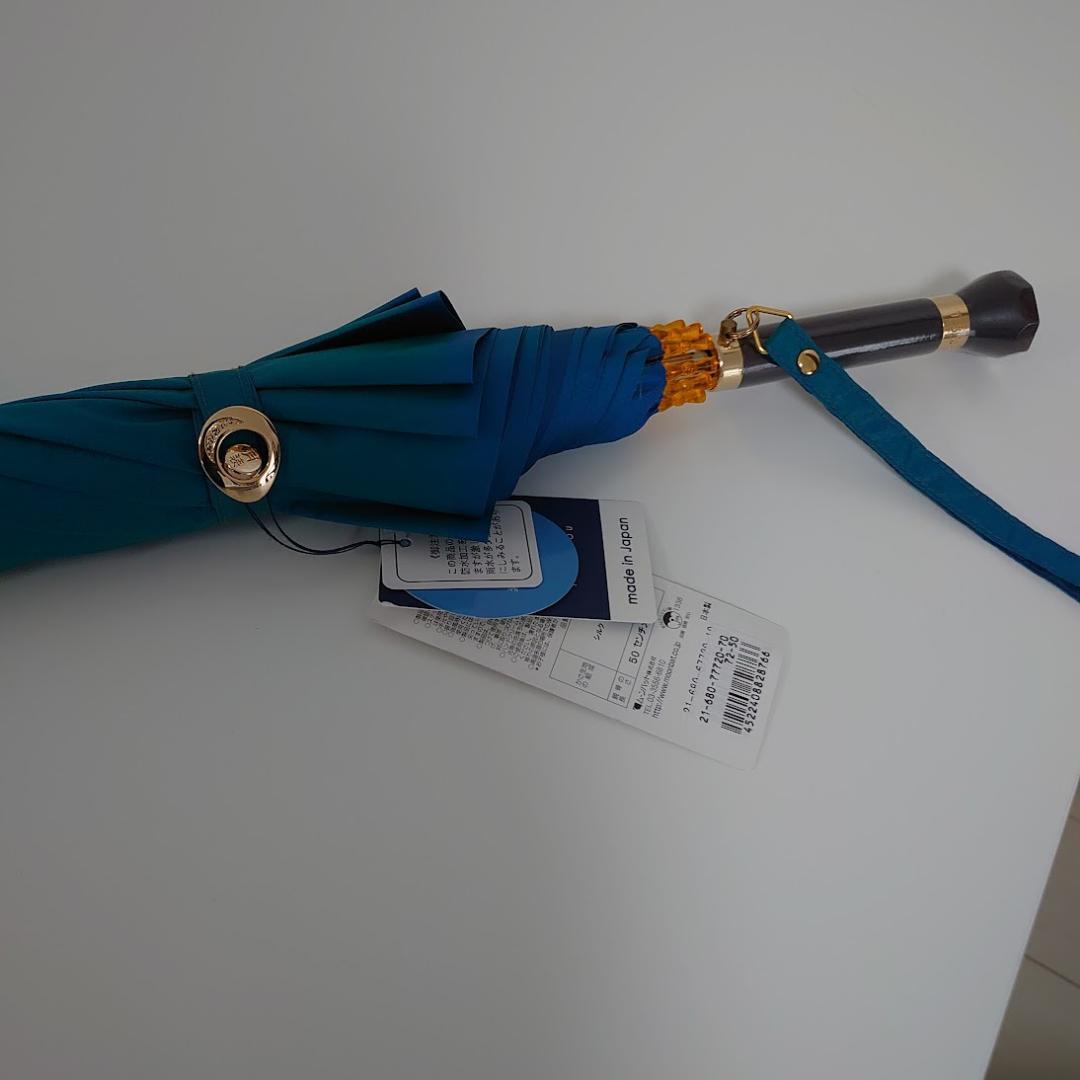 新品タグ付　セレブ傘　 シルク 27,000円　月装 　uv雨傘 京都 高級傘