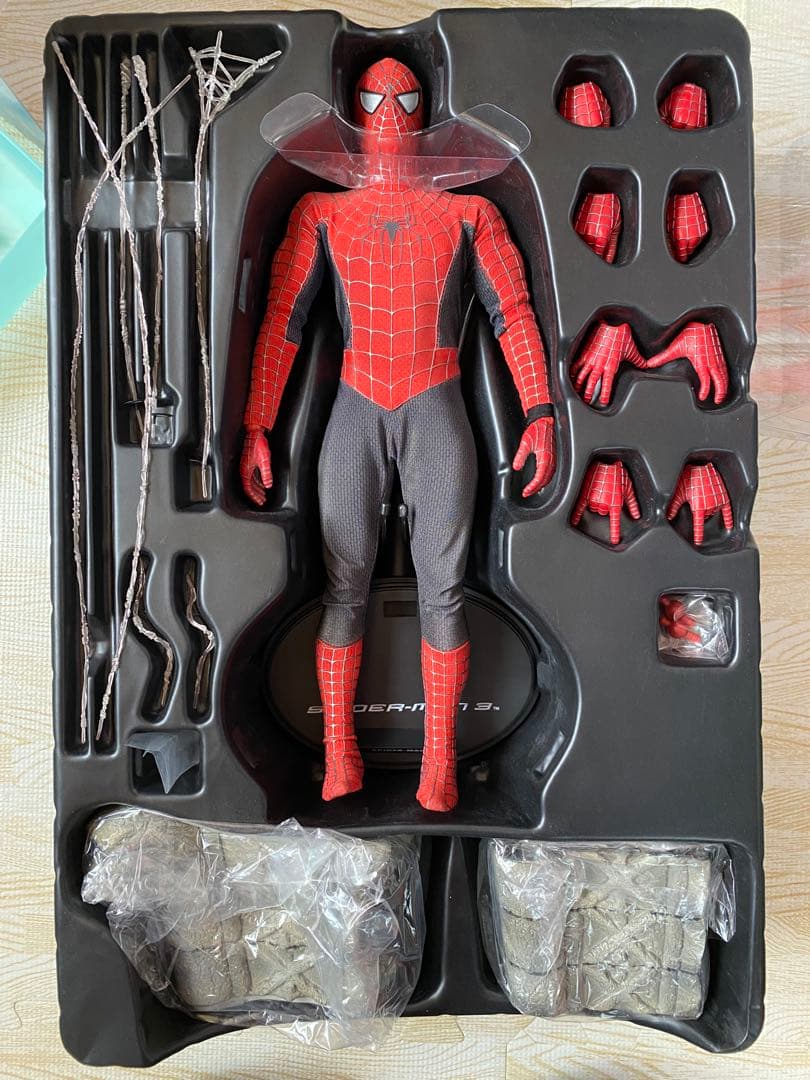 ブ*ー様 スパイダーマン フィギュア ホットトイズ トビーマグワイア サムライミ