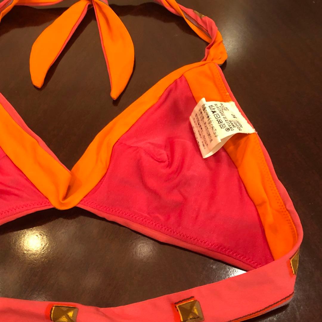 オレンジ・ピンク セパレート水着