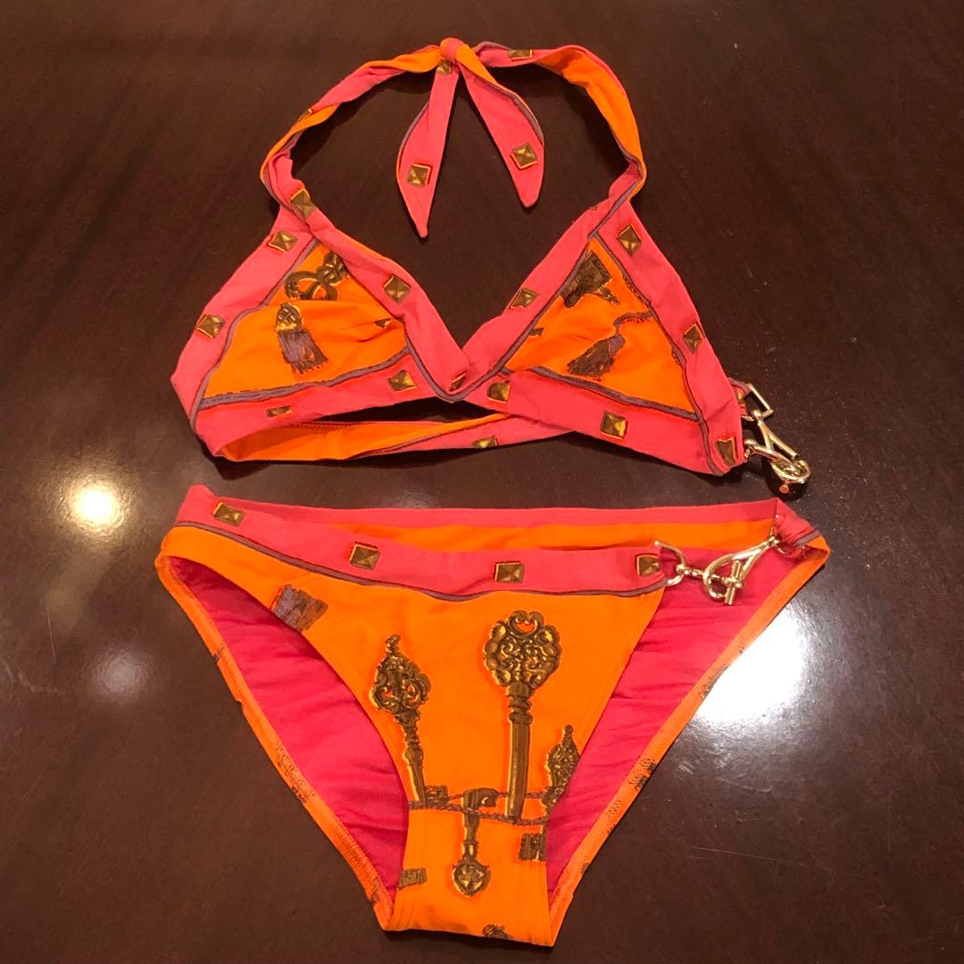 オレンジ・ピンク セパレート水着