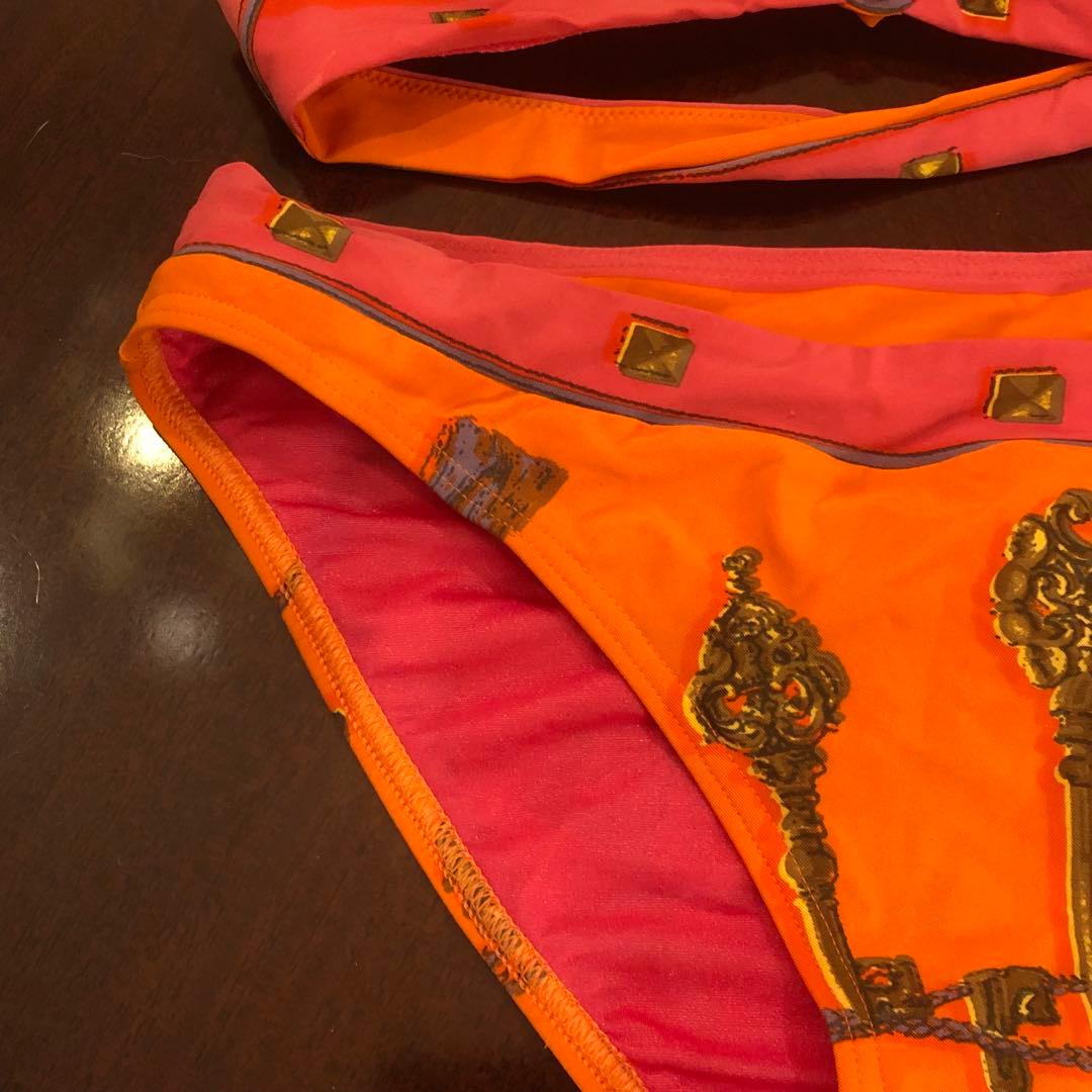 オレンジ・ピンク セパレート水着