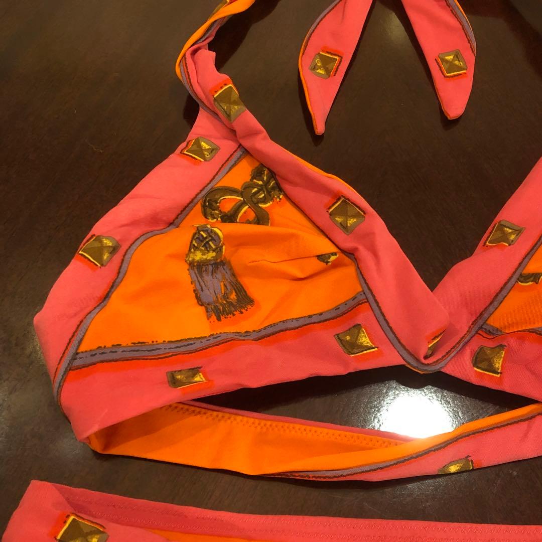 オレンジ・ピンク セパレート水着