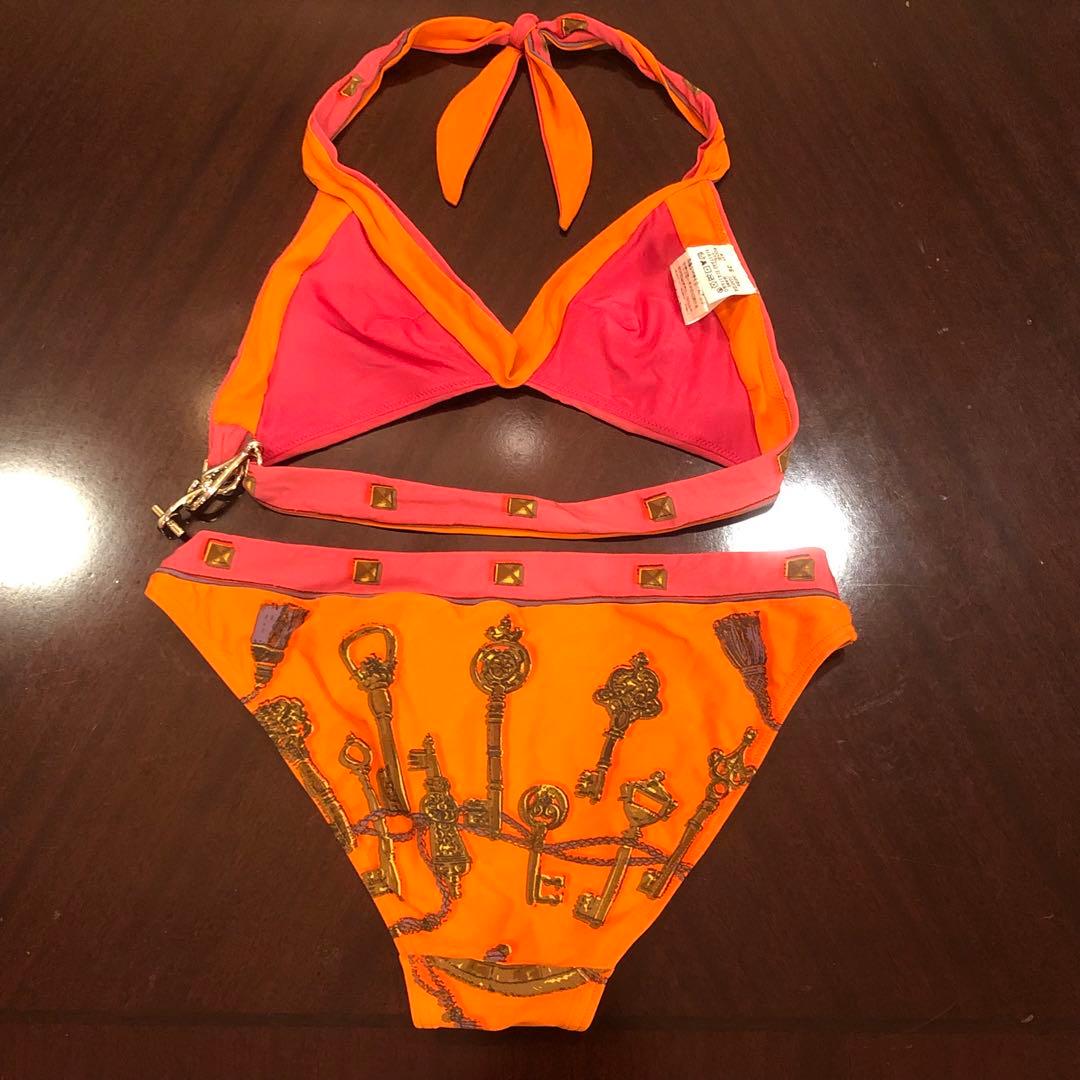 オレンジ・ピンク セパレート水着