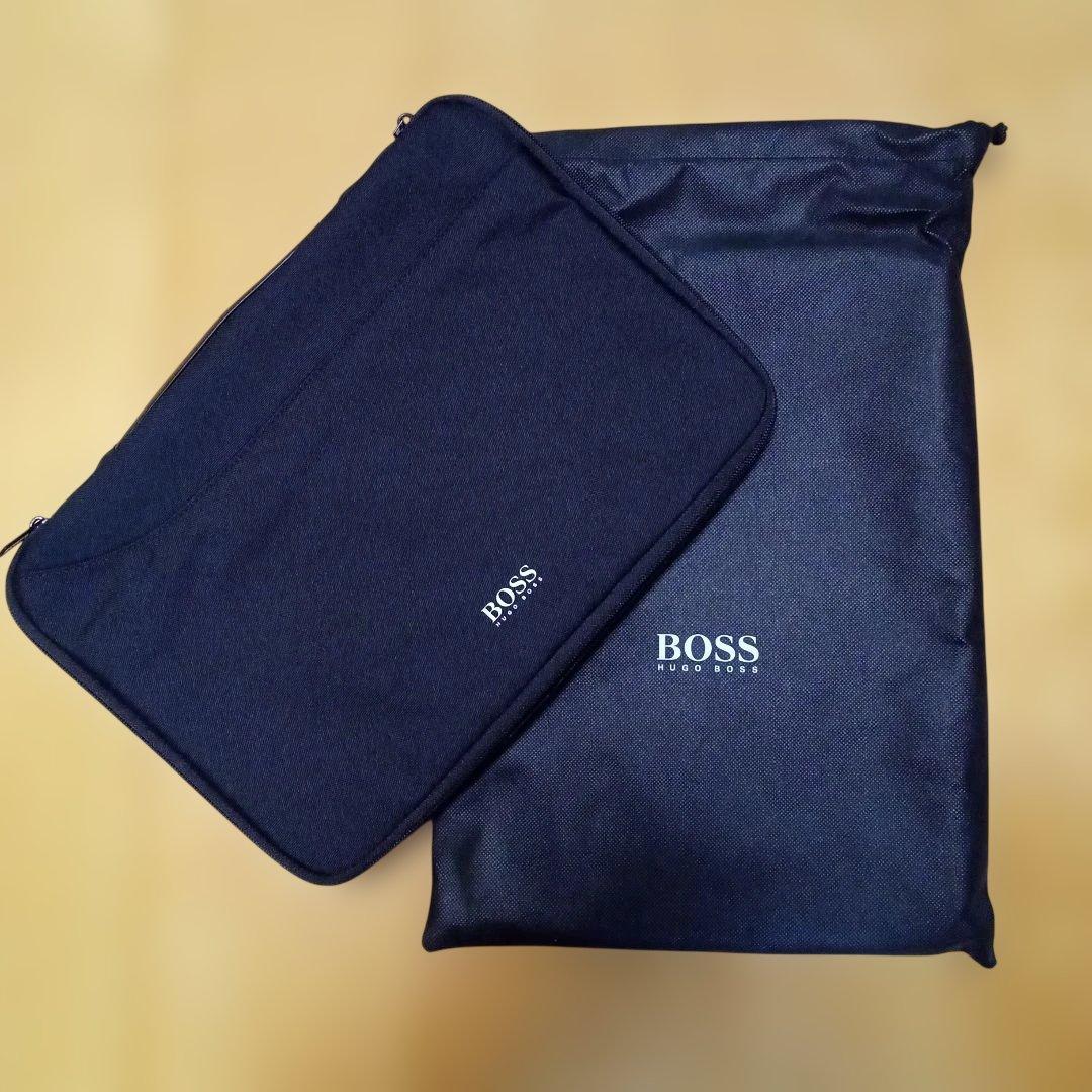 【新品　未使用】HUGO BOSS ノートPCケース　(保存袋付)ノベルティ