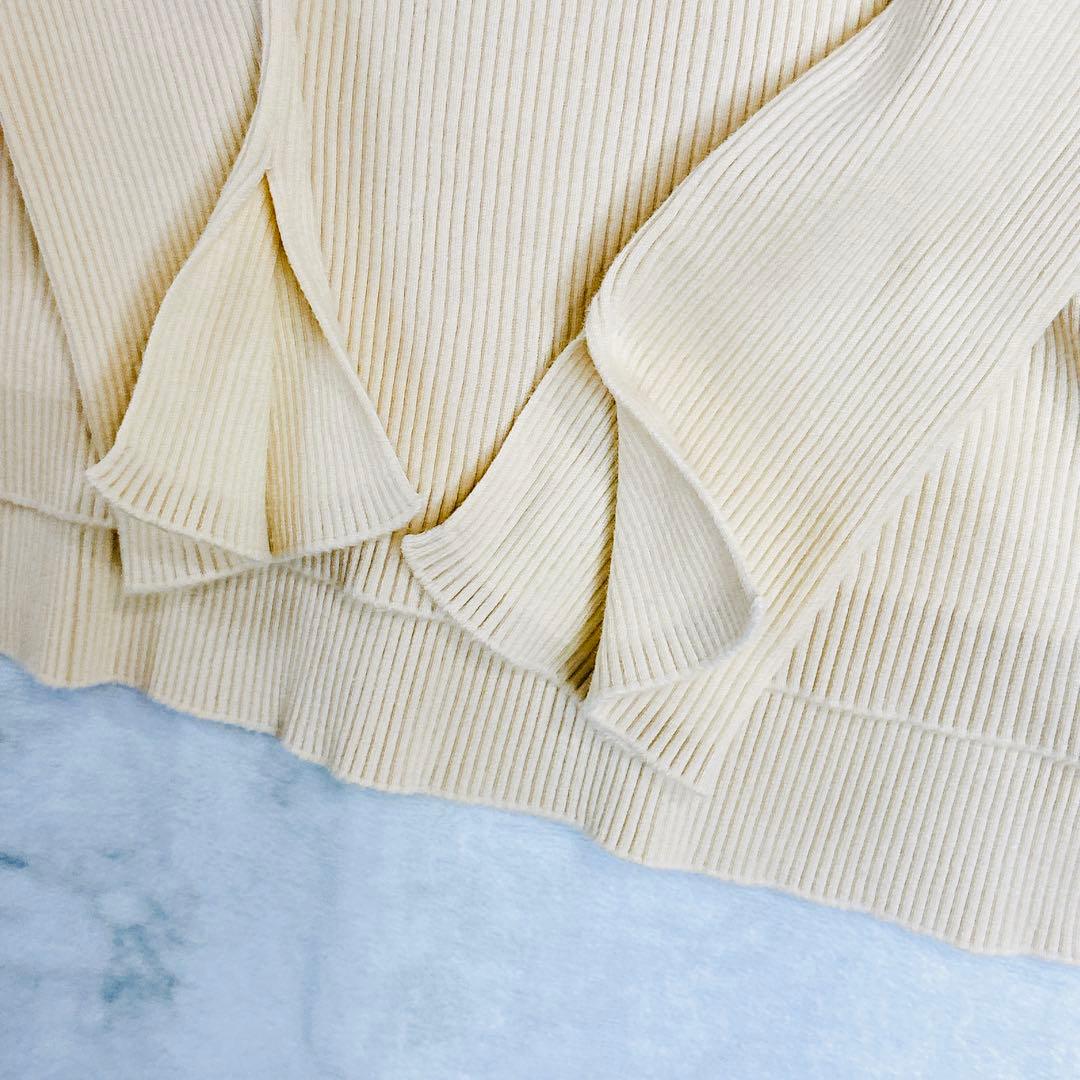 AURALEE × Ron Herman リブニット 長袖 アイボリー 0