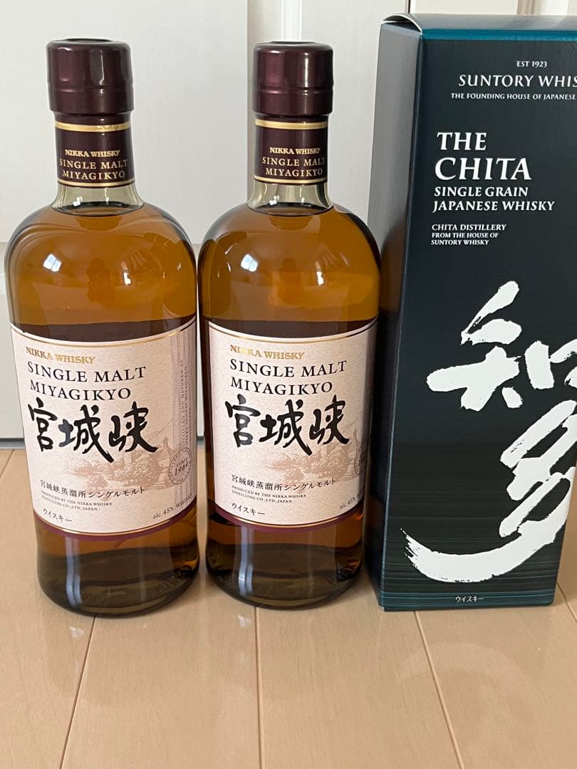 THE CHITA 知多 & 宮城峡 700ml×3本　ジャパニーズウィスキー