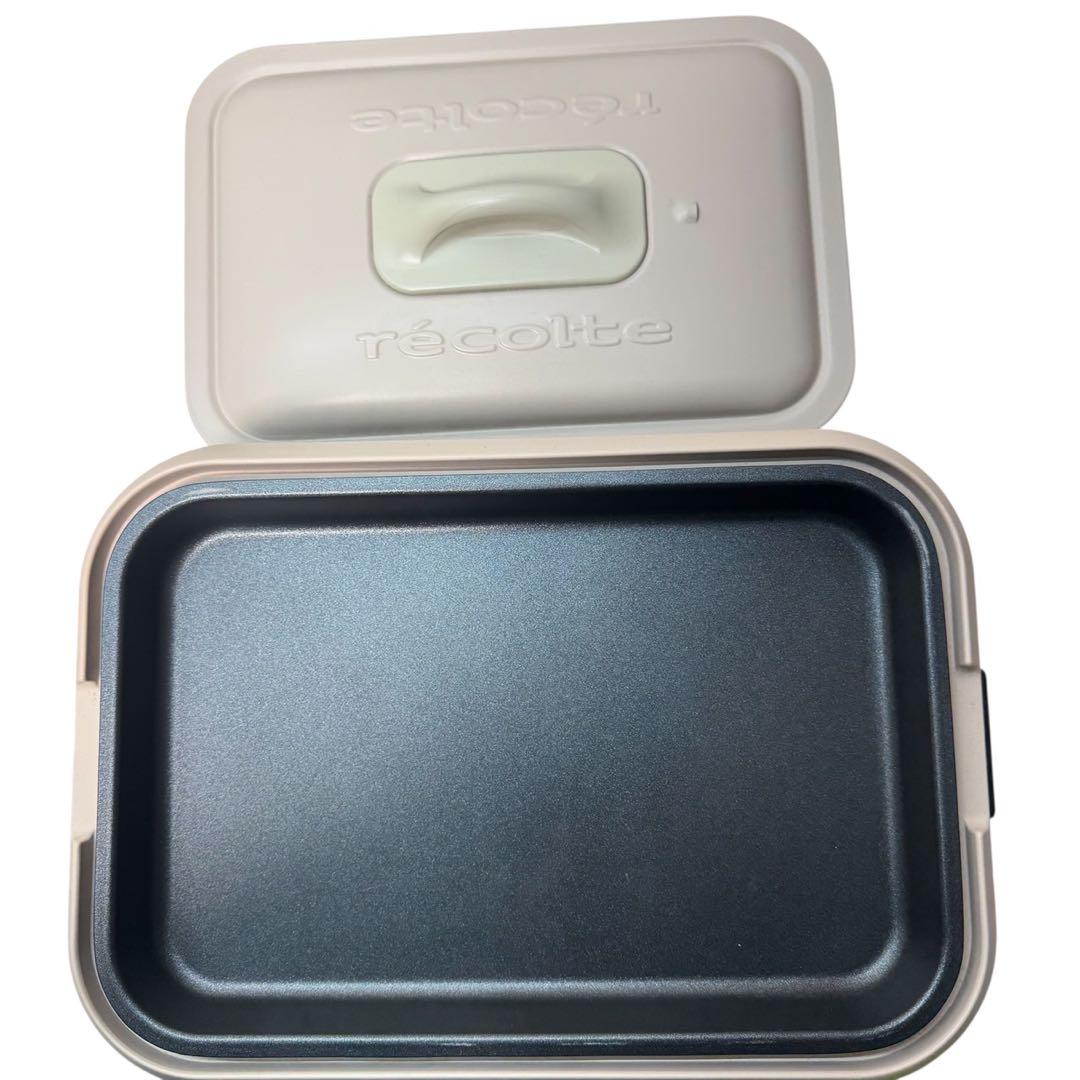 recolte ホットプレート&たこ焼きセット　RHP-3 ベージュ