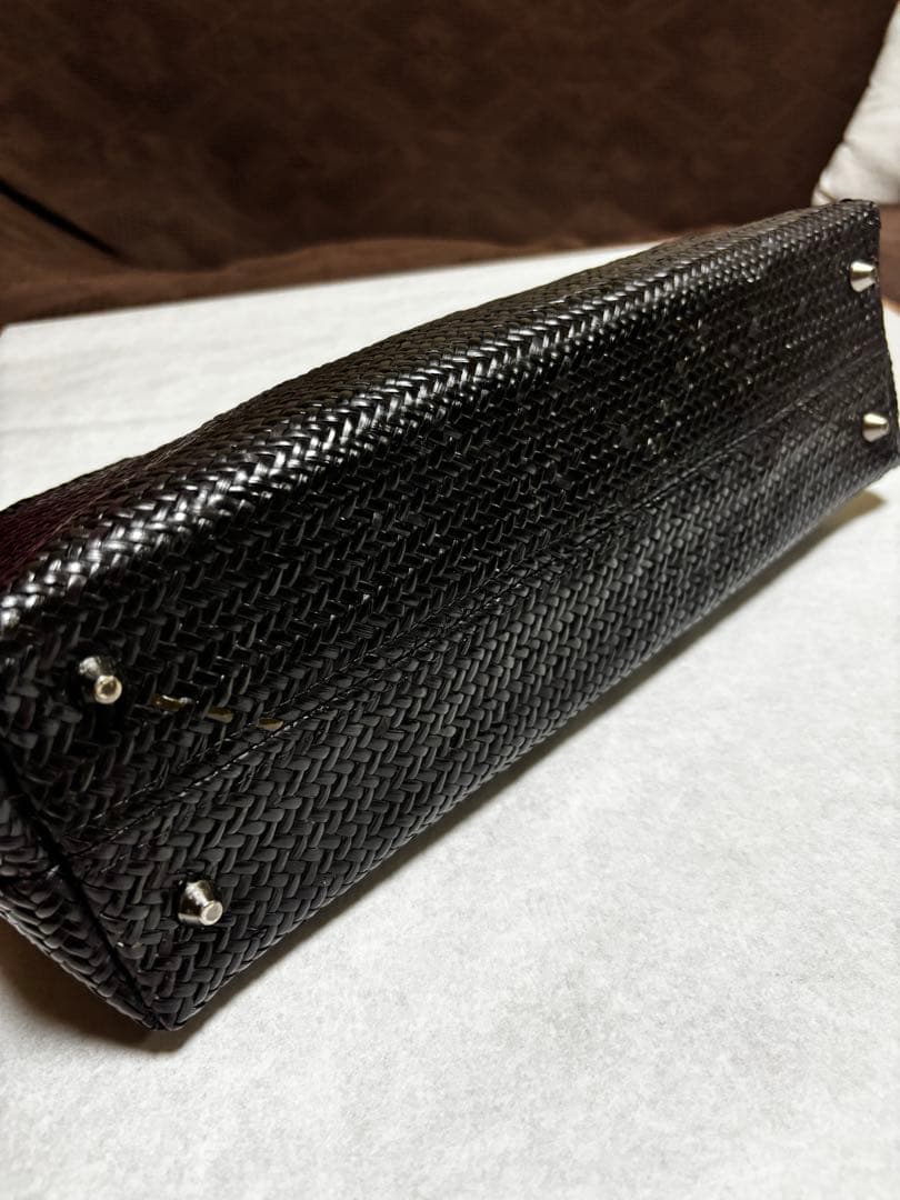 タイムセール‼️かごバック　【ギャラリー凛】　ブラック