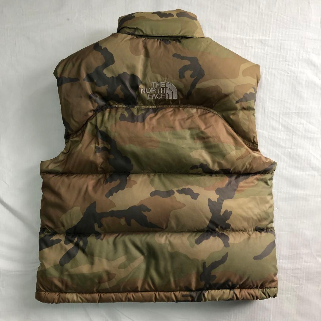 THE NORTH FACE ノースフェイス カモフラ ダウンベスト FP700
