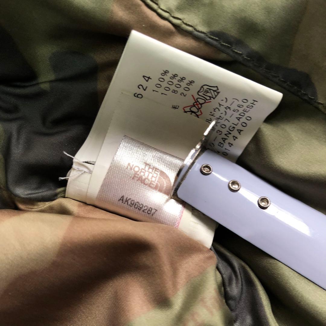 THE NORTH FACE ノースフェイス カモフラ ダウンベスト FP700