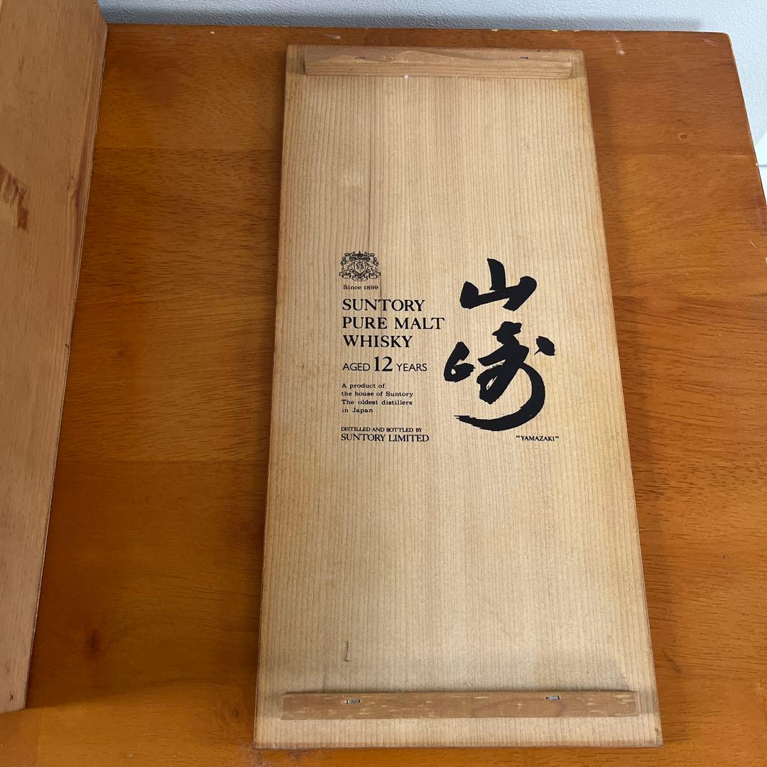 山崎サントリーピュアモルトウイスキー750ml SYA1N 木箱入り