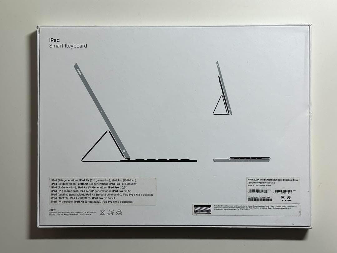 【新品】純正 iPad用スマートキーボード・英語(US)②