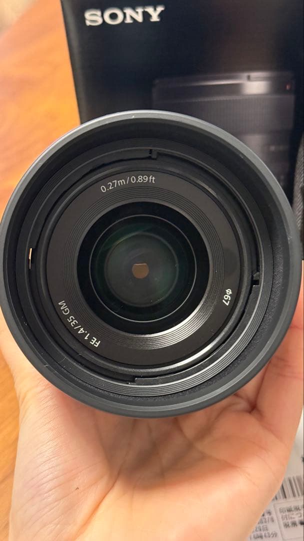 SONY 35mm F1.4 GM レンズ 本体