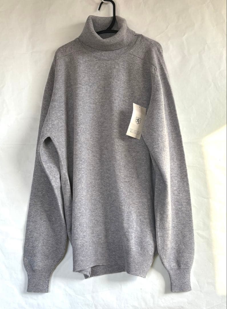 新品SAXONE made in BRITAIN 英国 ニット　ウールセーター