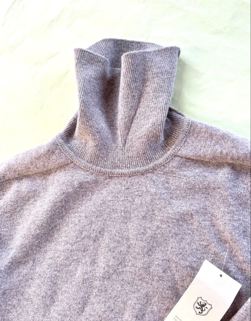 新品SAXONE made in BRITAIN 英国 ニット　ウールセーター