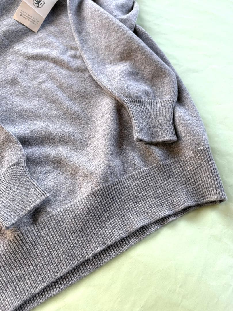 新品SAXONE made in BRITAIN 英国 ニット　ウールセーター