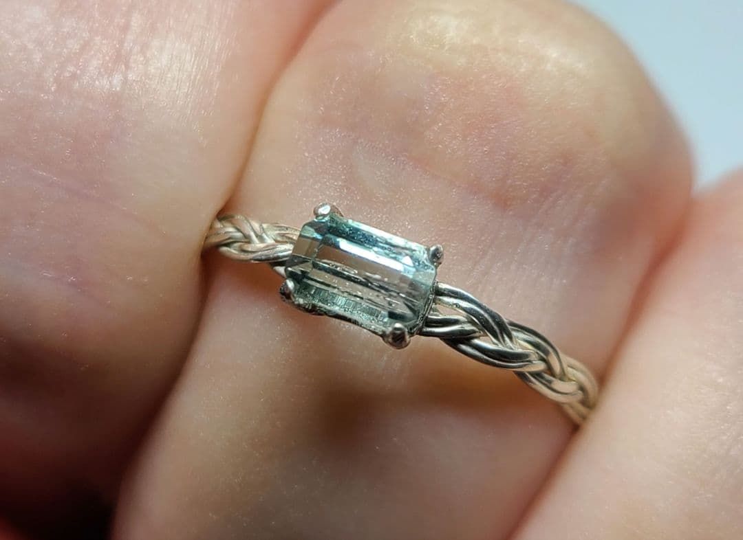 WINGSミントブルーグリーン!!★アフガニスタン産バイカラートルマリン★