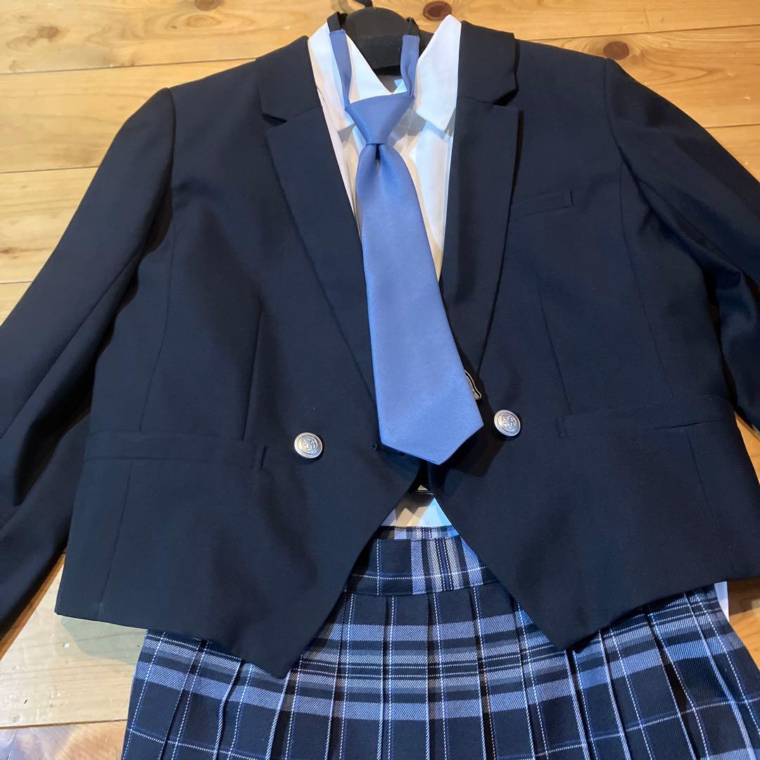 pom ponnete juniorネイビー ブレザー・スカートセット Ｌ