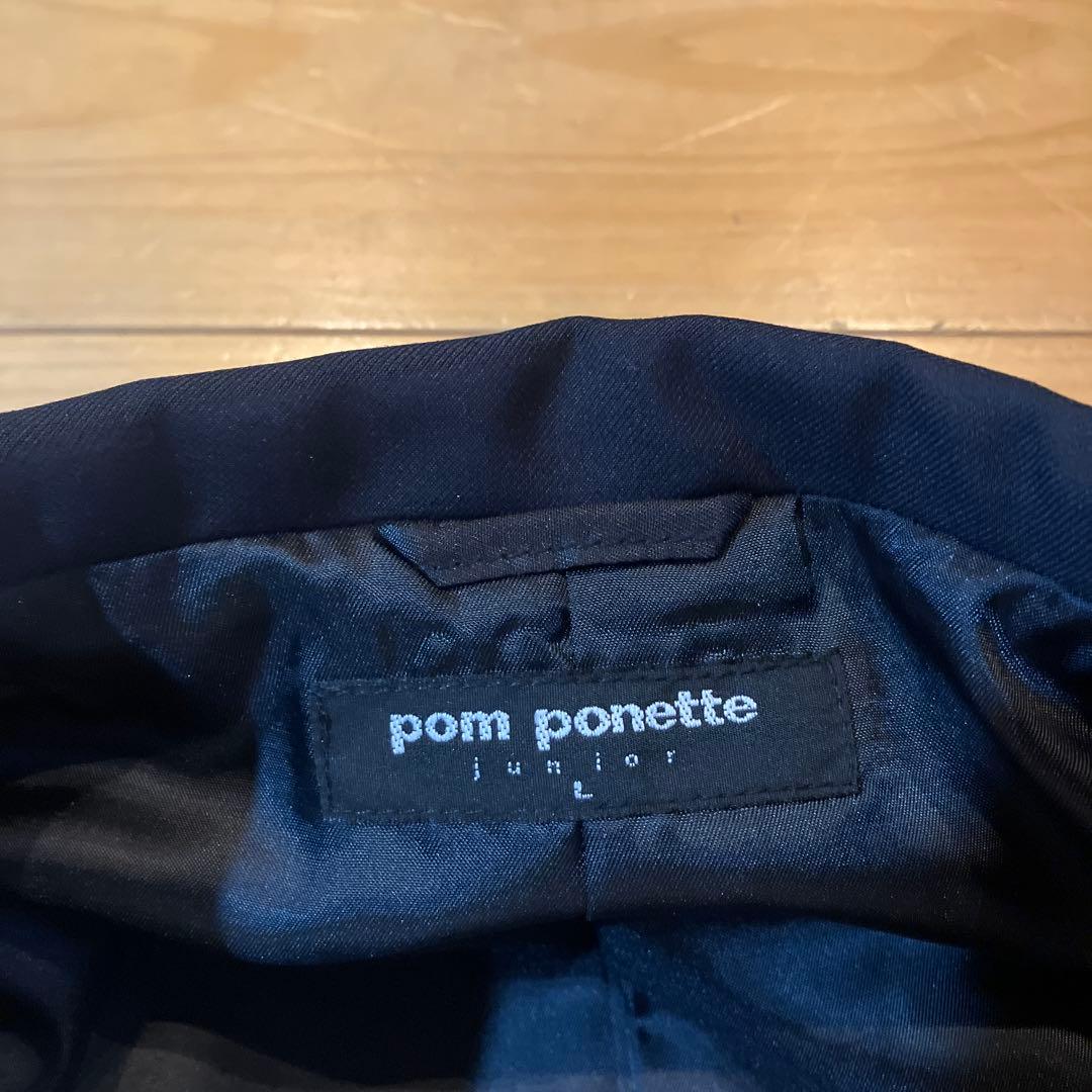 pom ponnete juniorネイビー ブレザー・スカートセット Ｌ