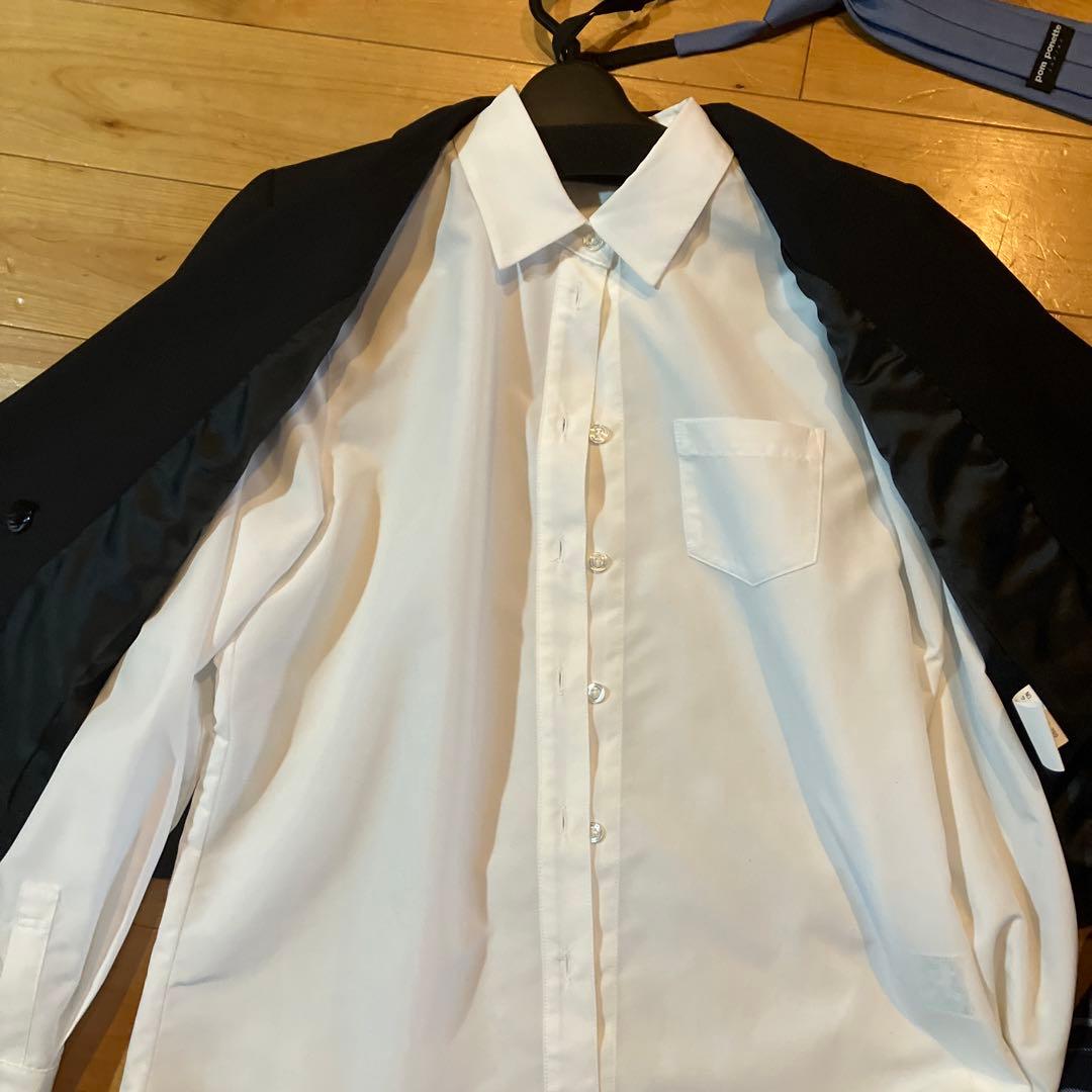 pom ponnete juniorネイビー ブレザー・スカートセット Ｌ