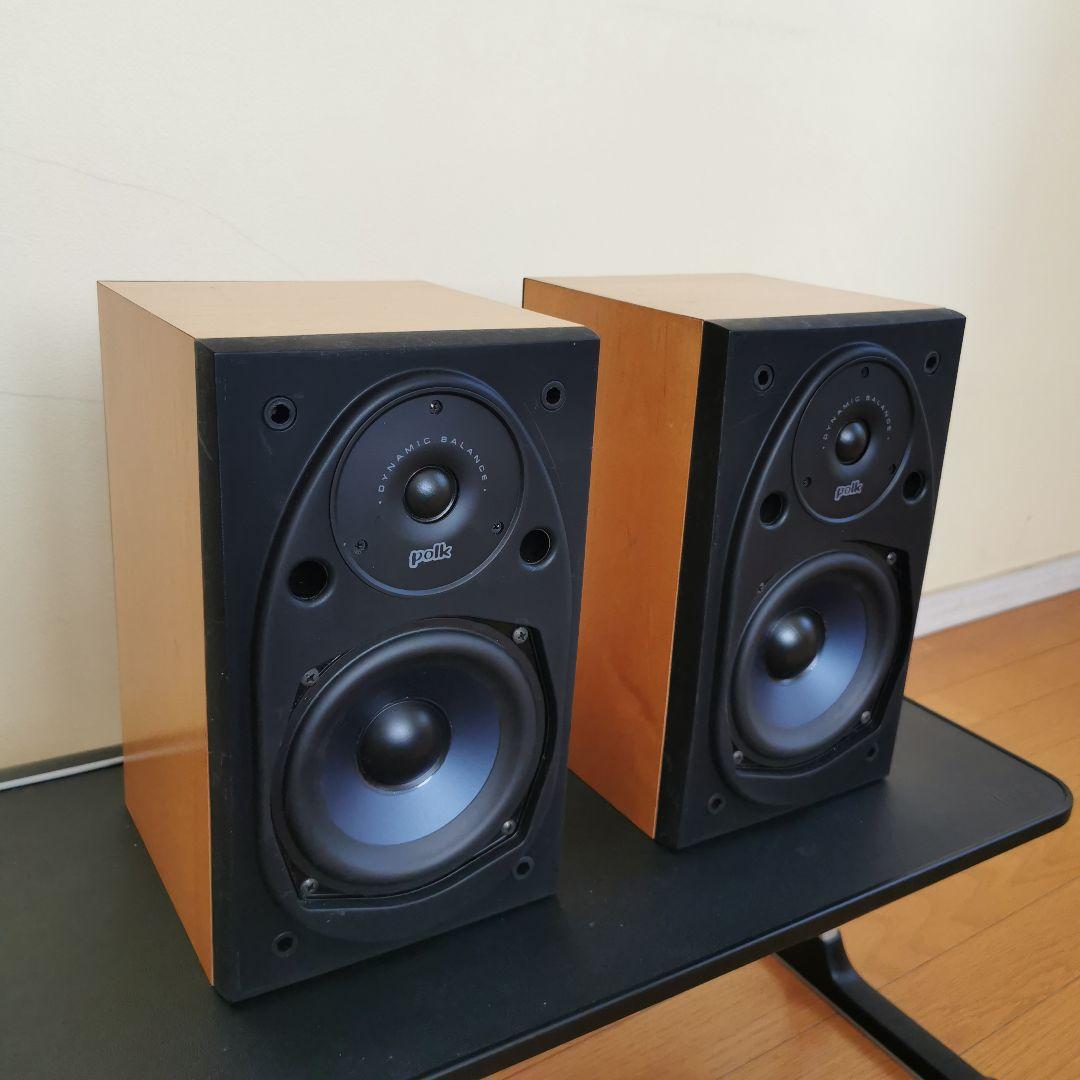 Polk Audio RT15i 小型スピーカー 希少なメープルリアルウッド突板