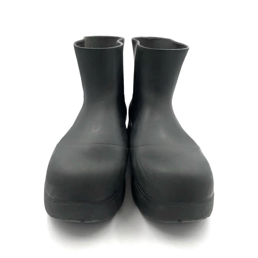 ボッテガヴェネタ パドルブーツ paddle クルーズ 厚底 レインブーツ 緑黒