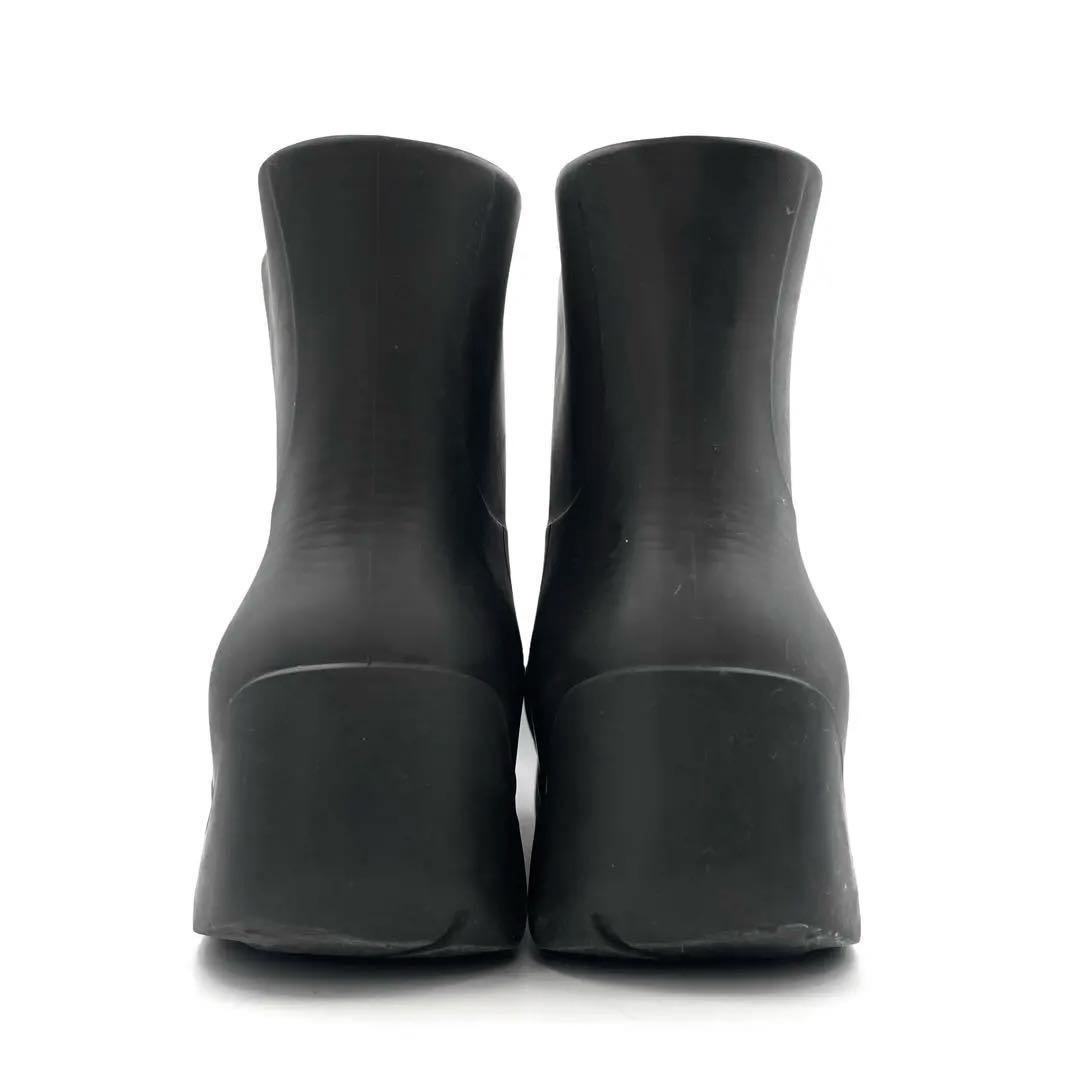 ボッテガヴェネタ パドルブーツ paddle クルーズ 厚底 レインブーツ 緑黒