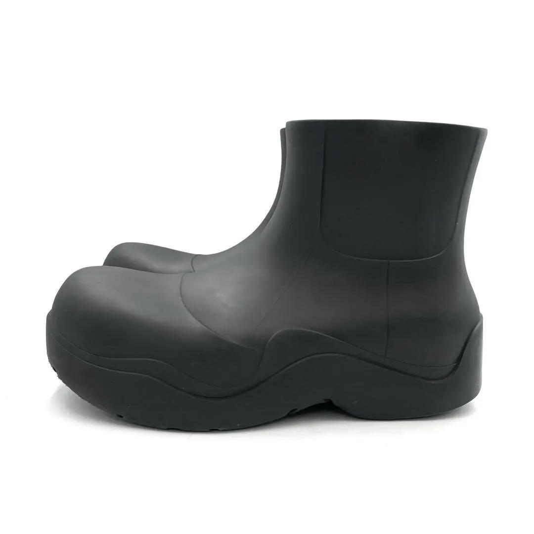 ボッテガヴェネタ パドルブーツ paddle クルーズ 厚底 レインブーツ 緑黒