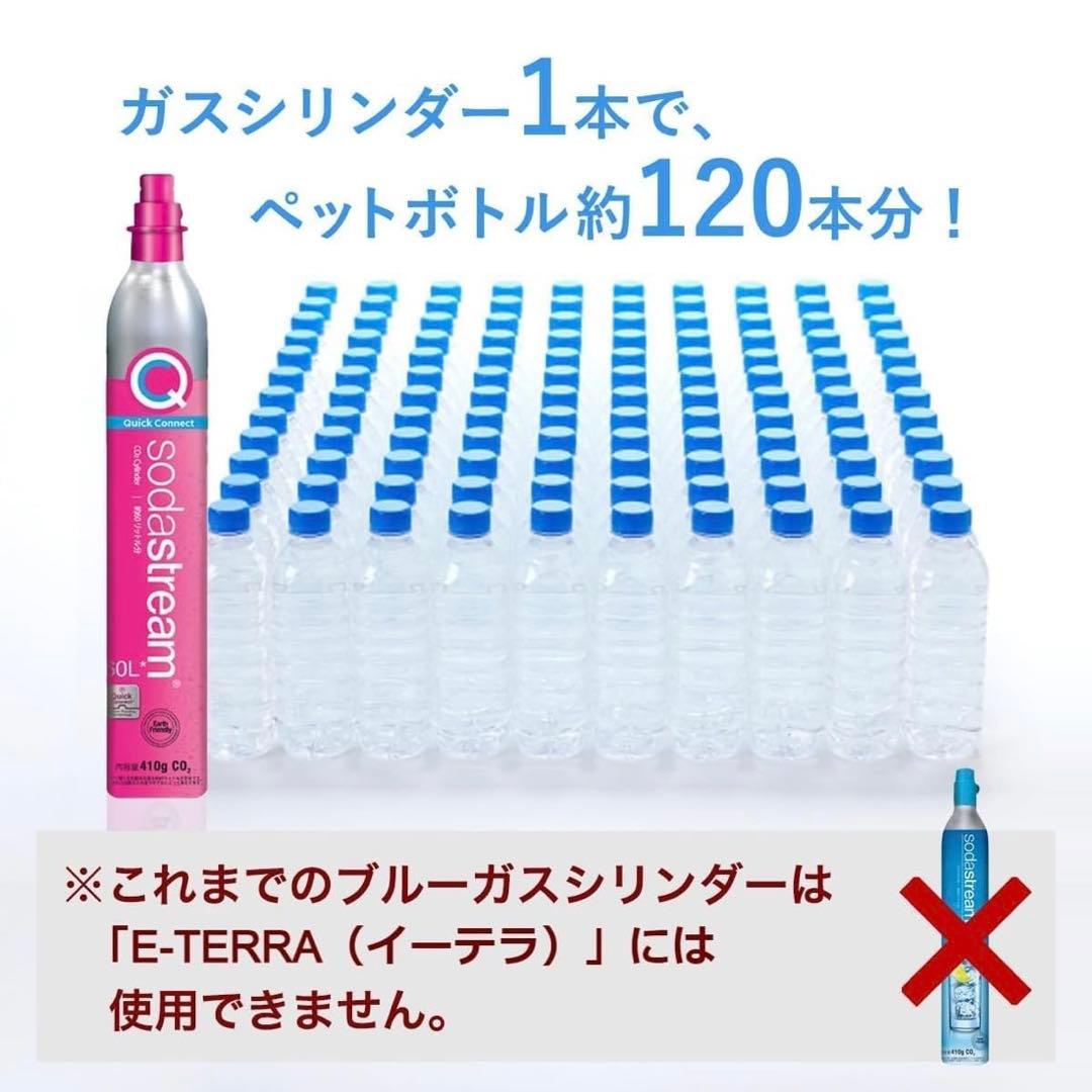 【新品】 sodastream E-TERRA ホワイト 自動 炭酸水メーカー