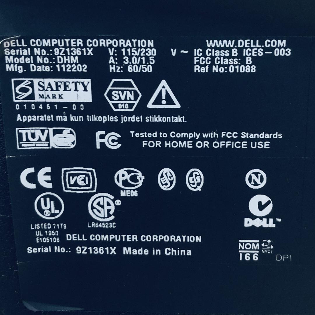 Dell Precision 340 Win2000 デスクトップPC