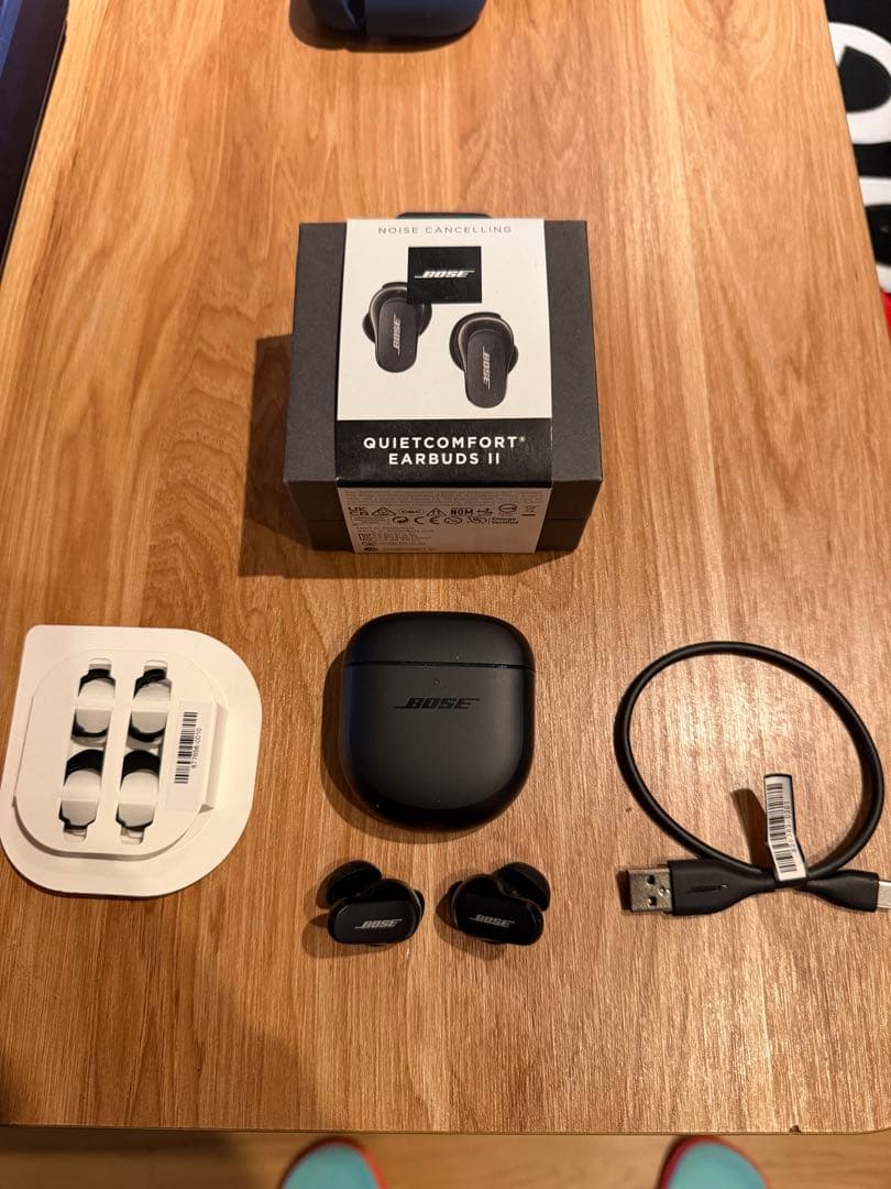 Bose QuietComfort Earbuds II 付属品完備