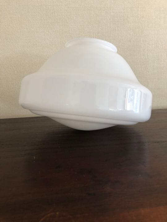 アンティークミルクガラスペンダントライトB 明治大正