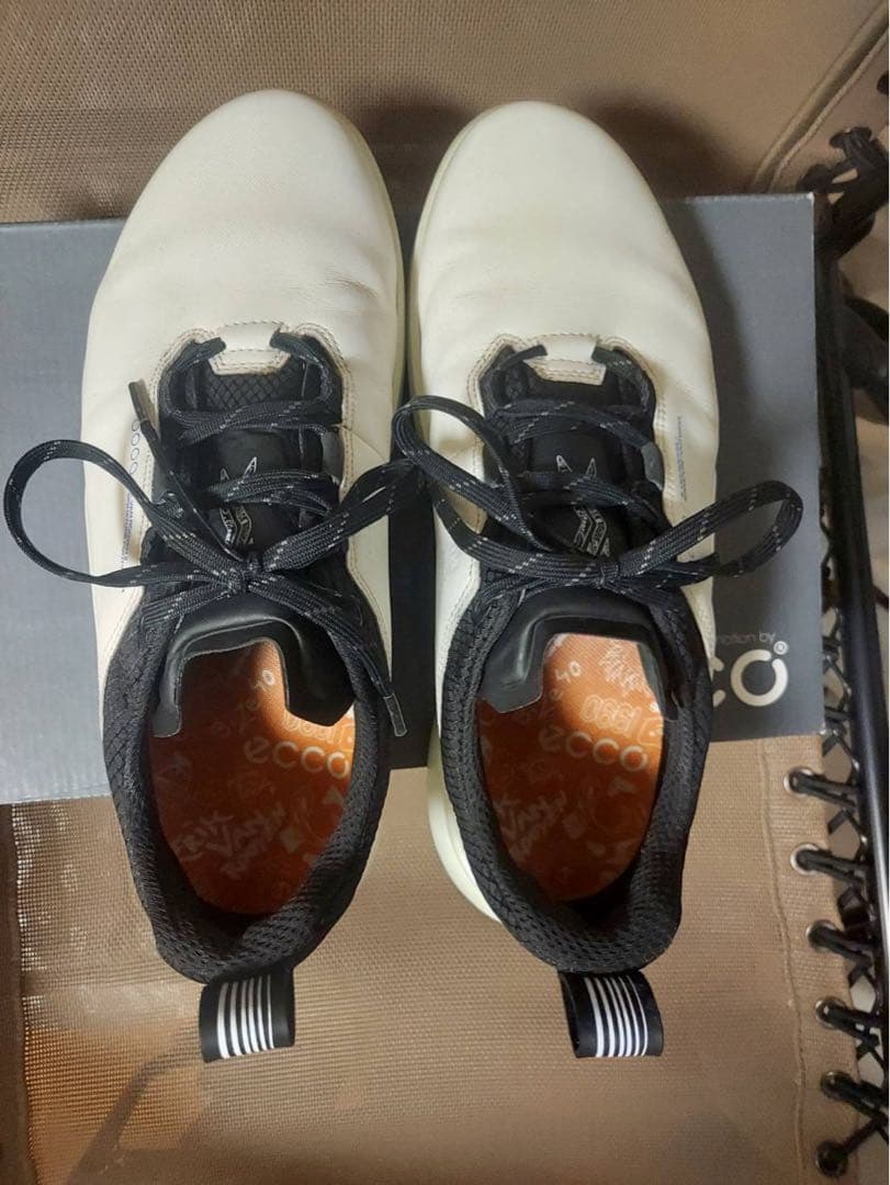 ECCO ゴルフシューズ ホワイト　40サイズ