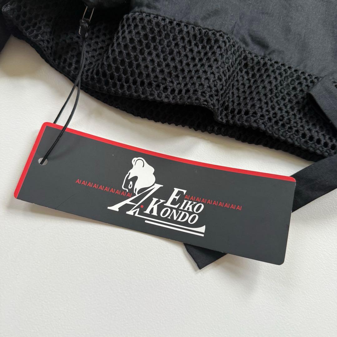 新品✨ エイココンドウ ドット柄 メッシュ切替 ダブルジップ ブルゾン 40