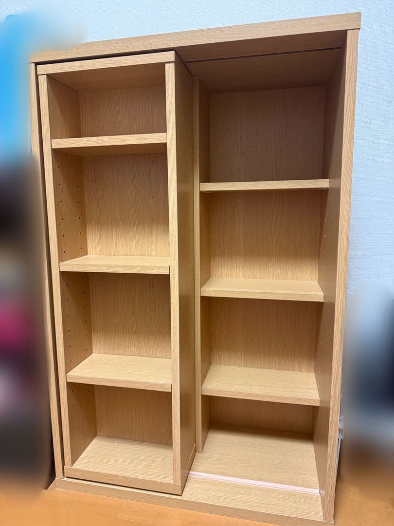 スライド式本棚