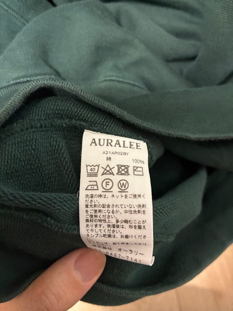 AURALEE SUPER SOFT SWEAT BIG P/O サイズ4