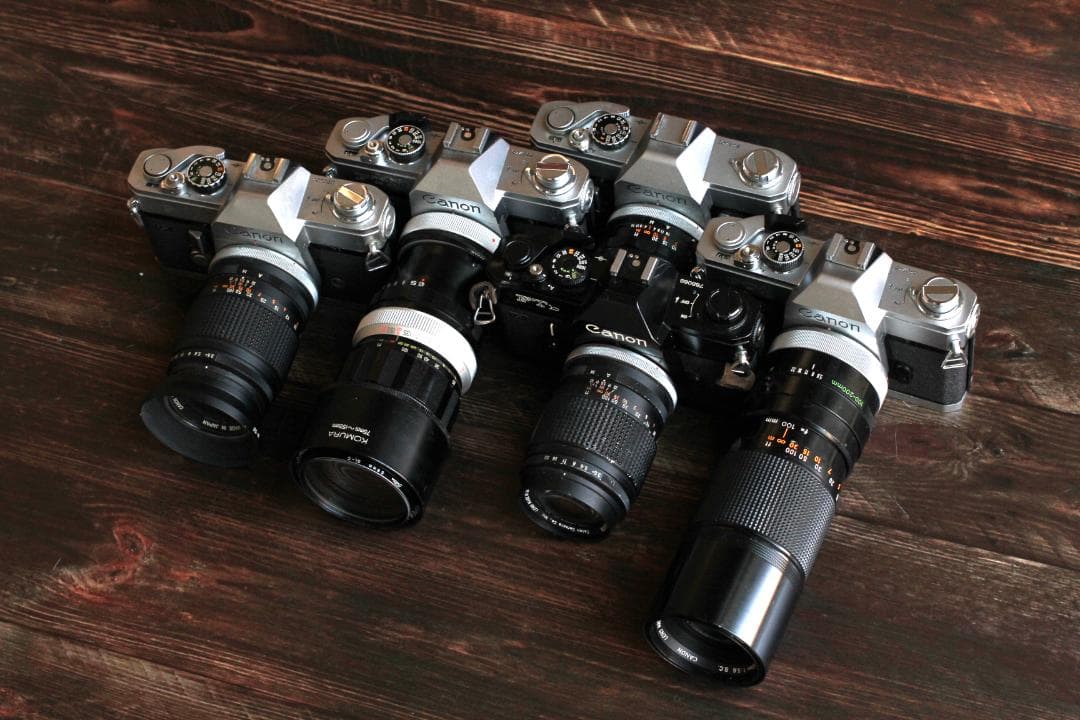 キャノン一眼レフフィルムカメラ