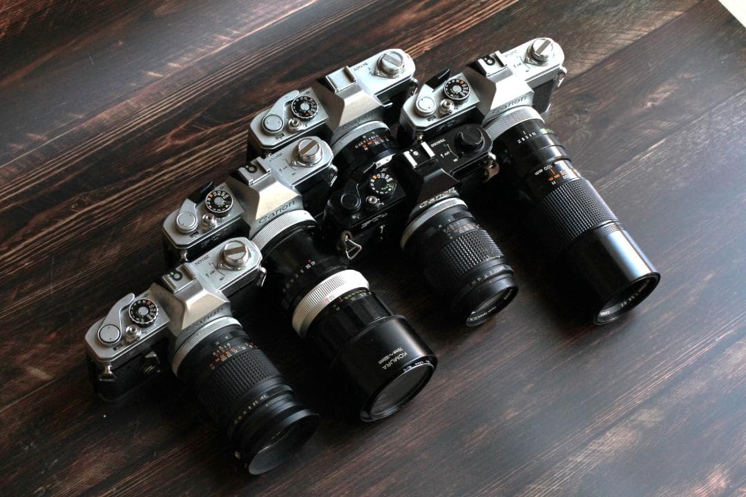 キャノン一眼レフフィルムカメラ