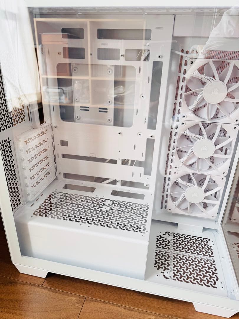 CORSAIR iCUE LINK 3500X ミドルタワーPCケース ホワイト