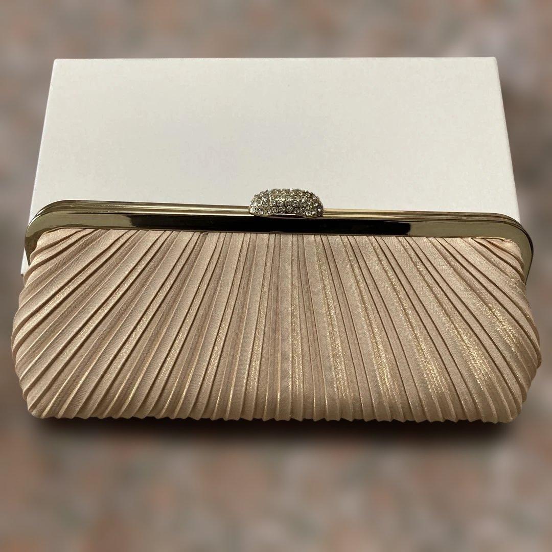 東京IGINピンクベージュ フォーマルバッグ