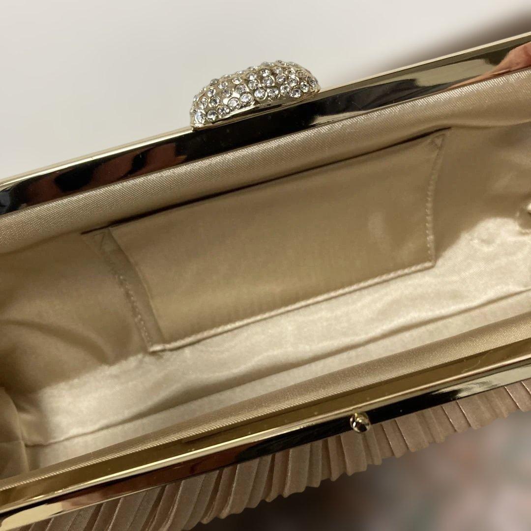 東京IGINピンクベージュ フォーマルバッグ