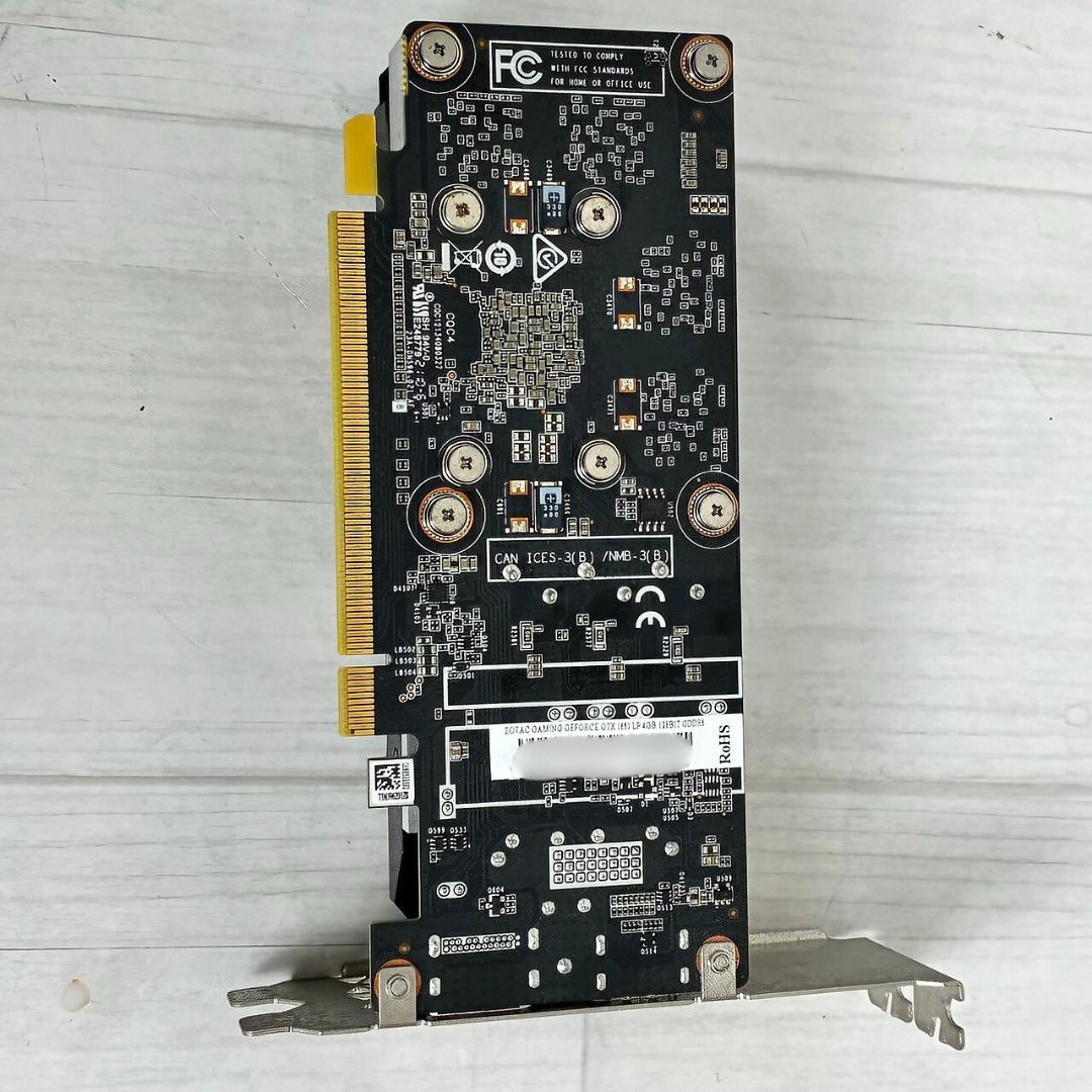 ★美品★ ZOTAC GTX1650 LP 4GB GDDR6 補助電源不要