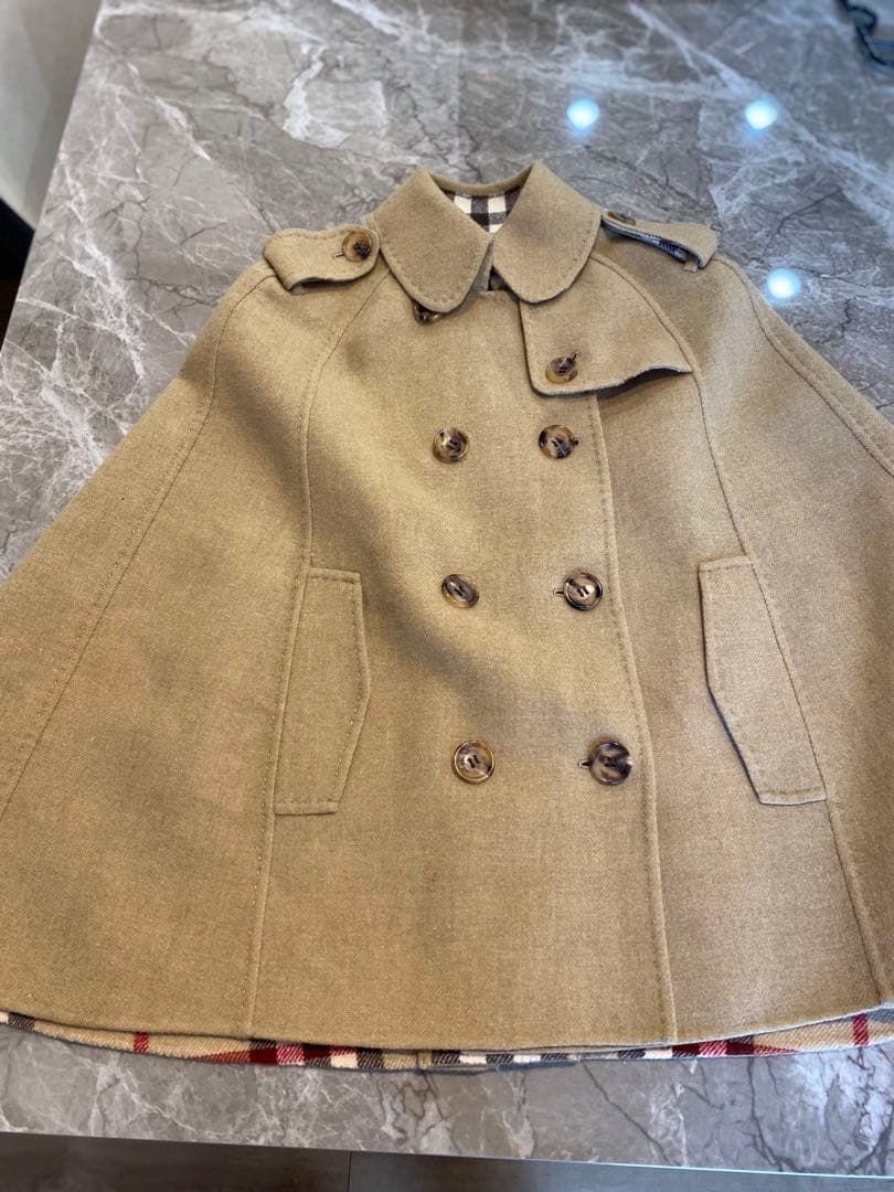 flim　Burberry ベージュ ケープコート